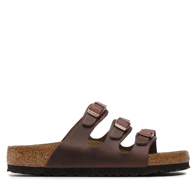 Παντόφλες Birkenstock Florida 53901 Καφέ