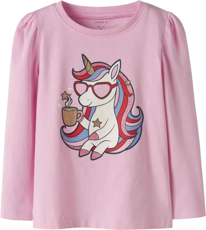 ΜΠΛΟΥΖΑ ΜΑΚΡΥΜΑΝΙΚΗ NAME IT NMFKALESJA UNICORN 13244905 ΛΙΛΑ (98CM)-(3 ΕΤΩΝ)