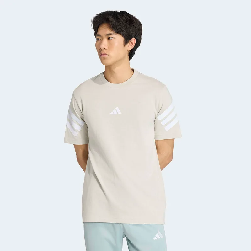 ADIDAS SINGLE JERSEY 3-STRIPES T-SHIRT ΜΠΕΖ