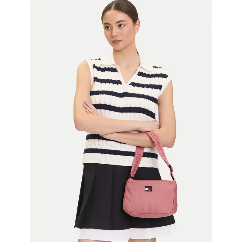 Τσάντα Tommy Jeans Tjw Daily Shoulder Bag AW0AW17544 Ροζ