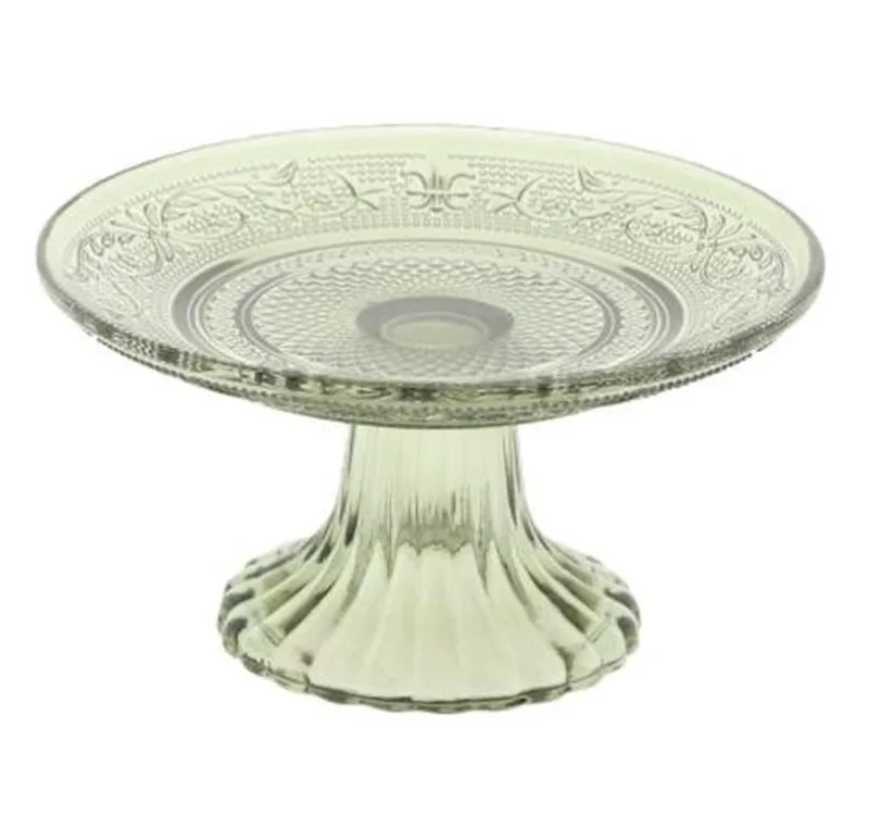 Arti Casa πιατέλα με πόδι Γυάλινη Julia Green 15cm