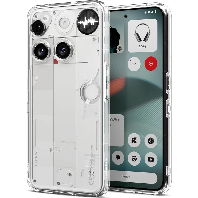 Θήκη Nothing Phone 3 Spigen Ultra Hybrid Ανθεκτική Διάφανη Σκληρή - Crystal Clear (ACS08567)