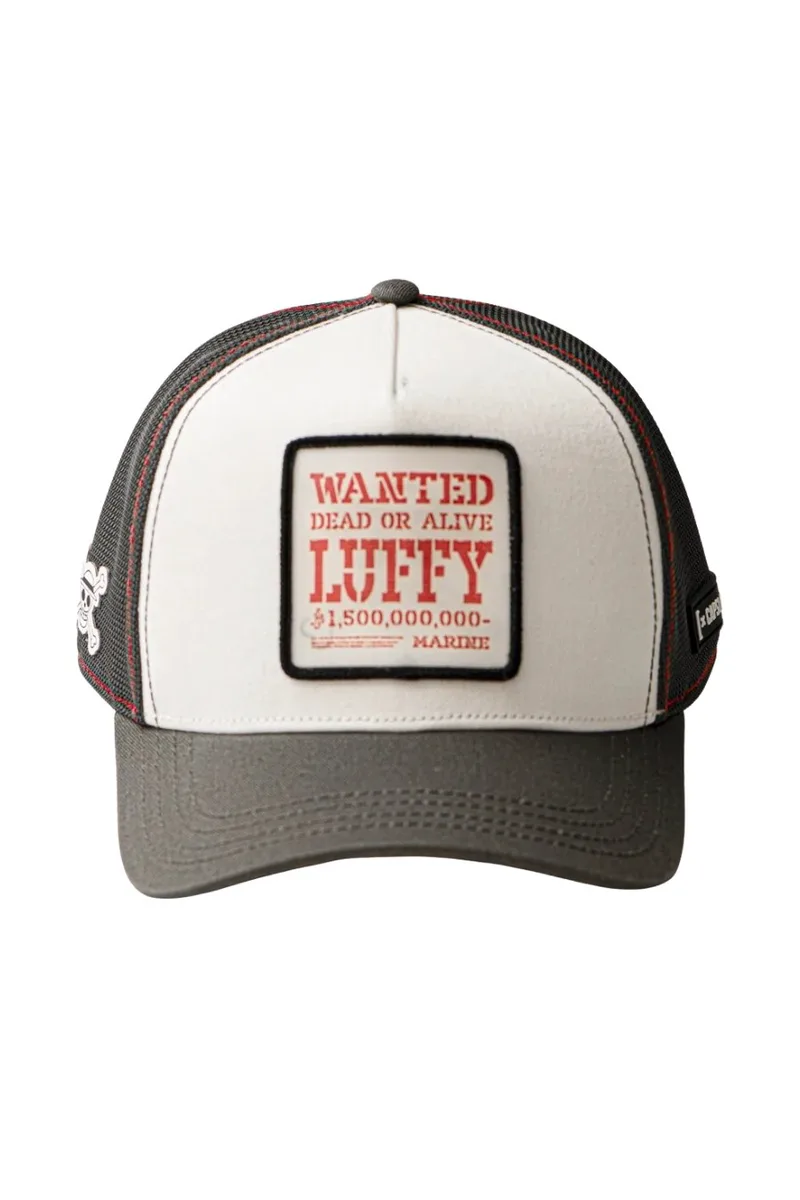 CAPSLAB x ONE PIECE Luffy Trucker Καπέλο - CL/OP7/1/PCT/DOA1B - Γκρι-CL/OP7/1/CT/DOA1-BEIGE
