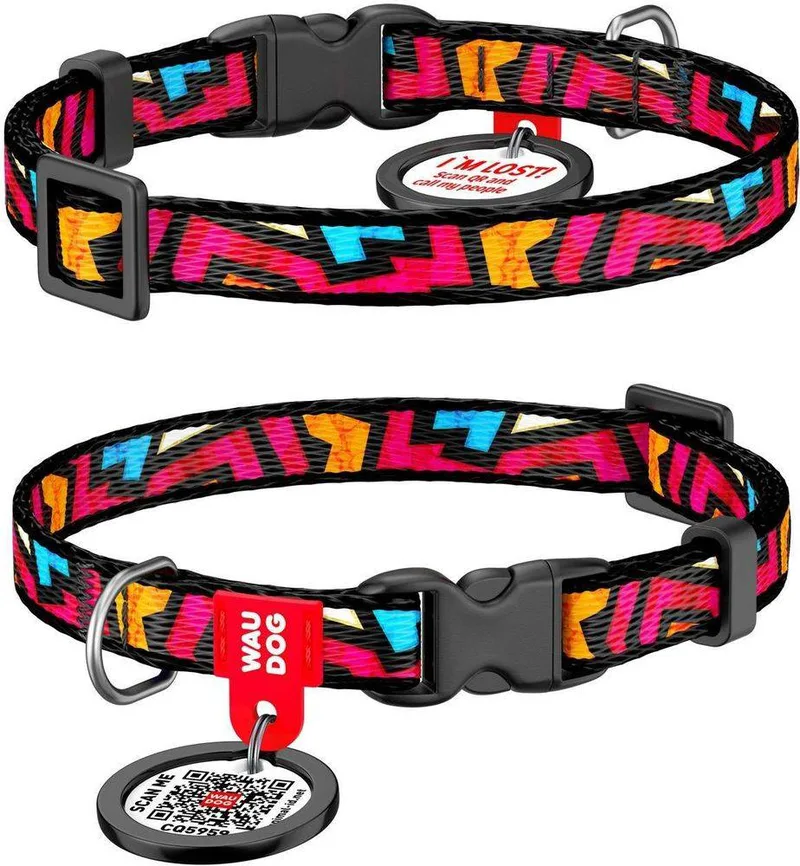 ΠΕΡΙΛΑΙΜΙΟ WAUDOG GRAFFITI PLASTIC FASTEX (20MM / 24-40CM)