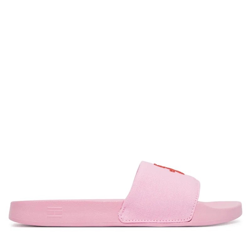 Παντόφλες Tommy Hilfiger Th Script Pool Slide FW0FW09286 Ροζ