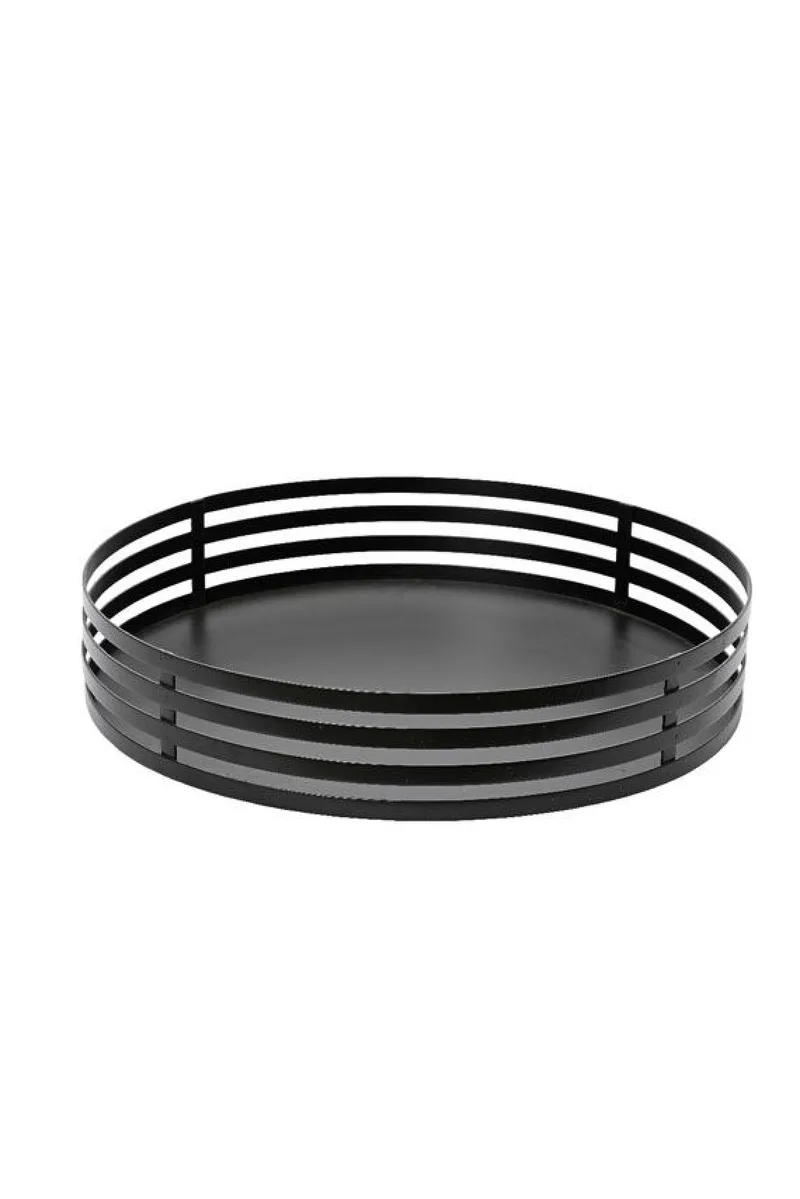 Δισκος Στρογγυλος Μεταλλικος 38Cm 38x38x7cm Μονόχρωμο Kaeming