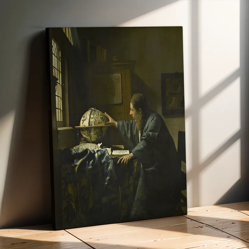 Πινακας σε καμβά VERMEER - THE ASTRONOMER