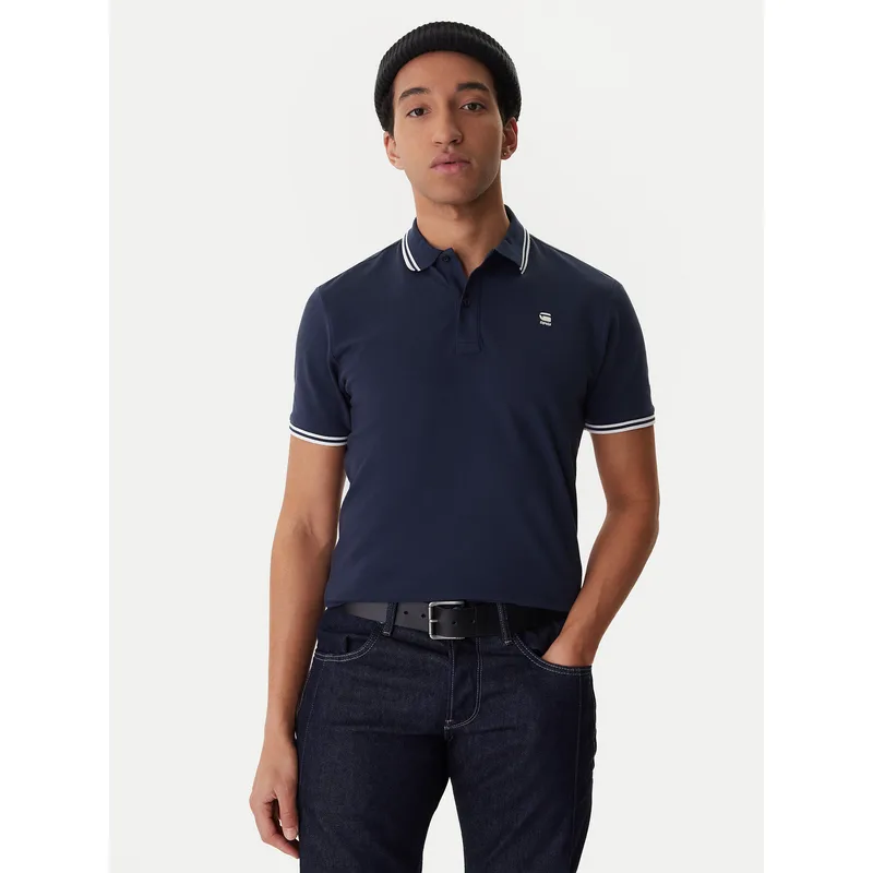 G-Star Raw Polo Dunda D17127-5864 Σκούρο μπλε Regular Fit