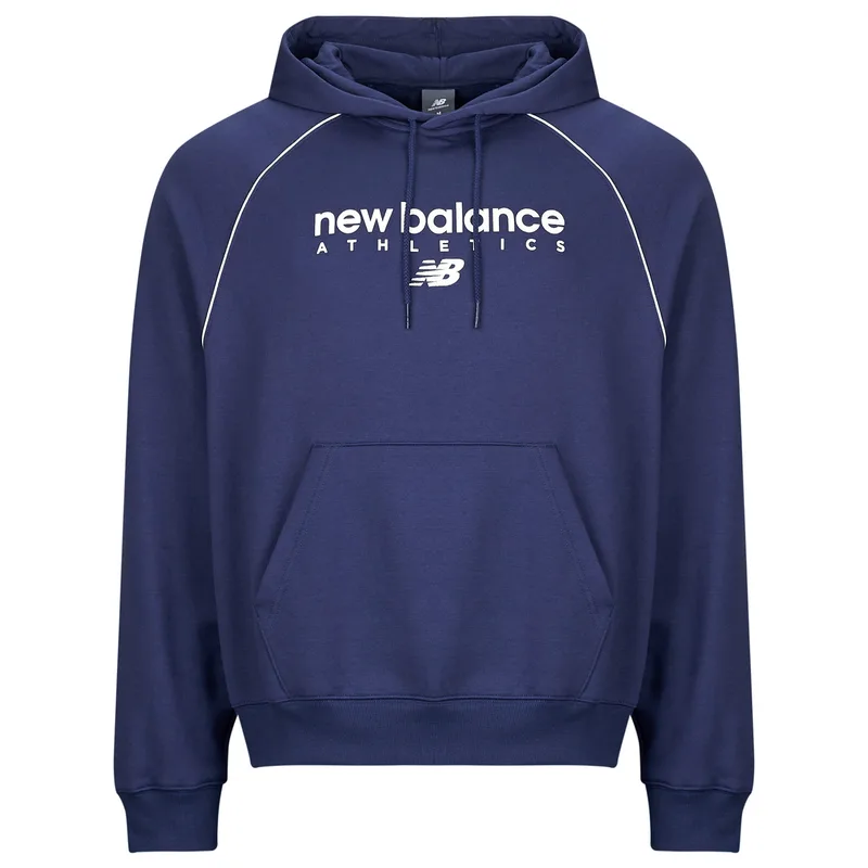 T-shirt με κουκούλα New Balance LINEAR GRAPHIC FLEECE HOODIE