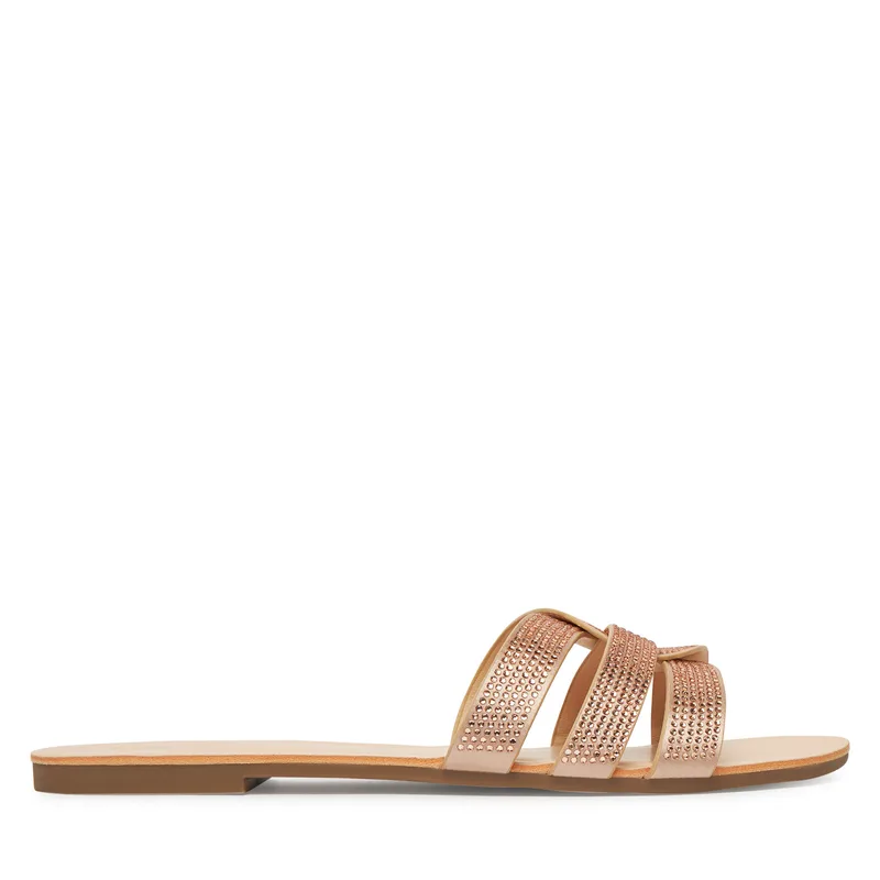 Παντόφλες ONLY Shoes 15340950 Ροζ χρυσό