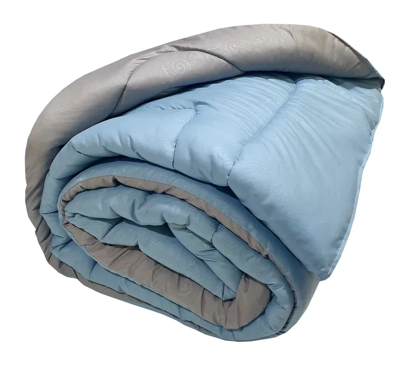 Πάπλωμα Μονό ΚΟΜΒΟΣ Embossed Grey-Petrol 160x240