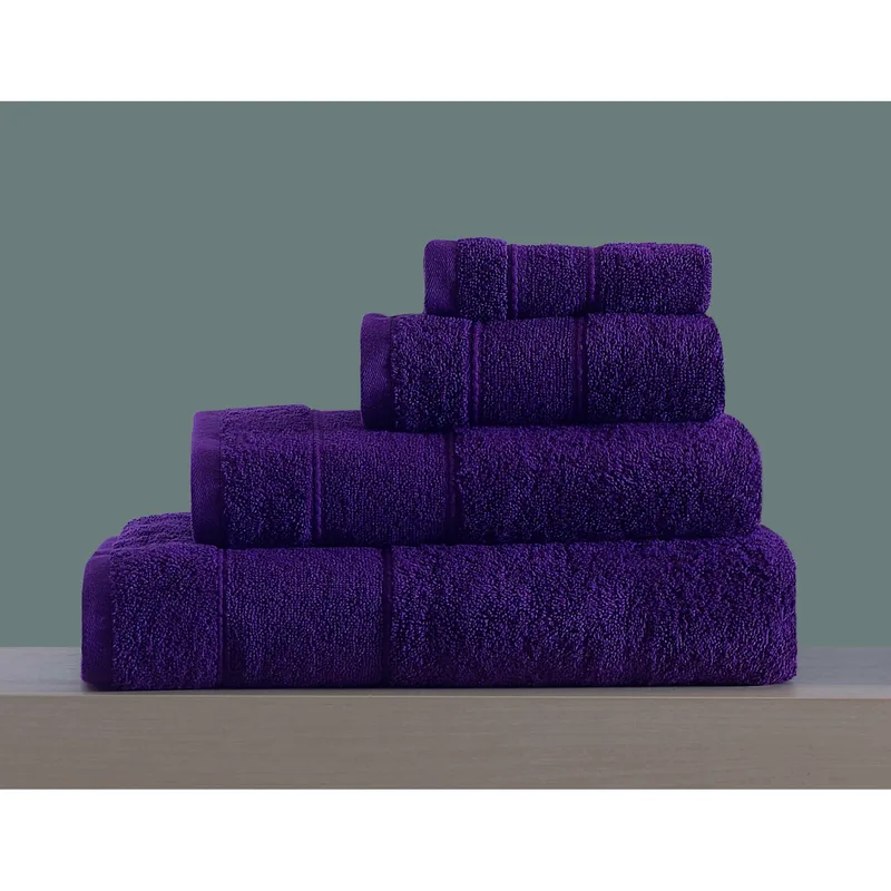 Σετ Πετσέτες 4τμχ Βαμβακερές Lille No3 Purple Makis Tselios (Ύφασμα: Βαμβάκι 100%, Χρώμα: Μωβ, Μέγεθος: Σετ) - Makis Tselios - 286220123456