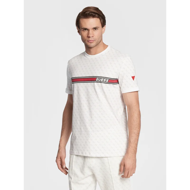 Guess T-Shirt Jamey Z2BI09 J1314 Λευκό Regular Fit