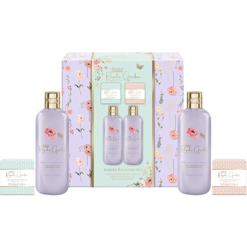 Baylis & Harding Royale Garden Lavender & Rose Hip Tea σετ δώρου για το μπάνιο