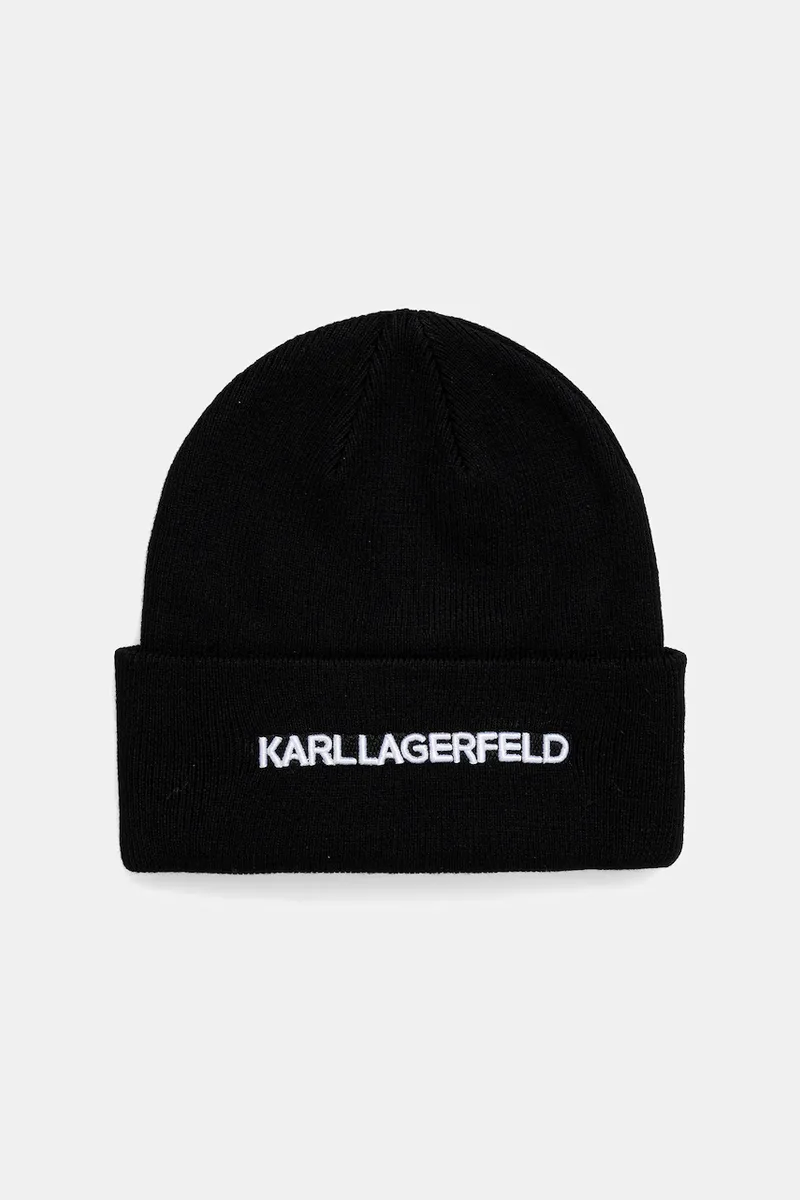 Σκουφί από μείγμα μαλλιού Karl Lagerfeld K/ESSENTIAL