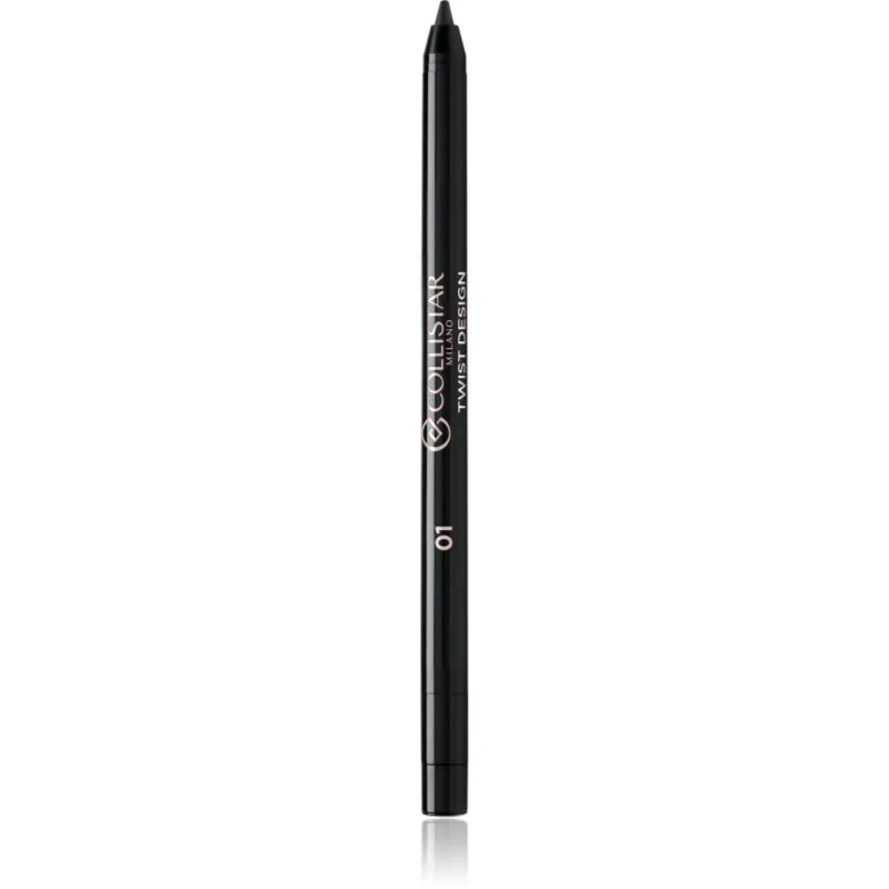 Collistar Twist Design Eye Pencil τζελ μολύβι για τα μάτια απόχρωση 01 - Μαύρο Eclisse 0.54 γρ
