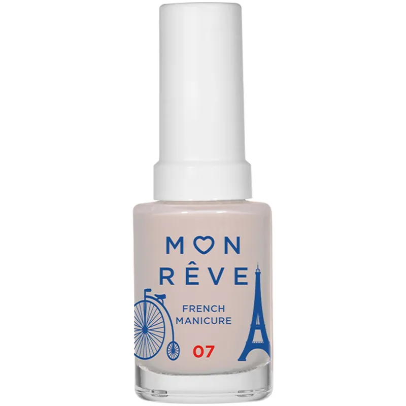 Mon Reve French Manicure Nail Color Βερνίκι Νυχιών για Γαλλικό Μανικιούρ 13ml - 07 Sheer Milky