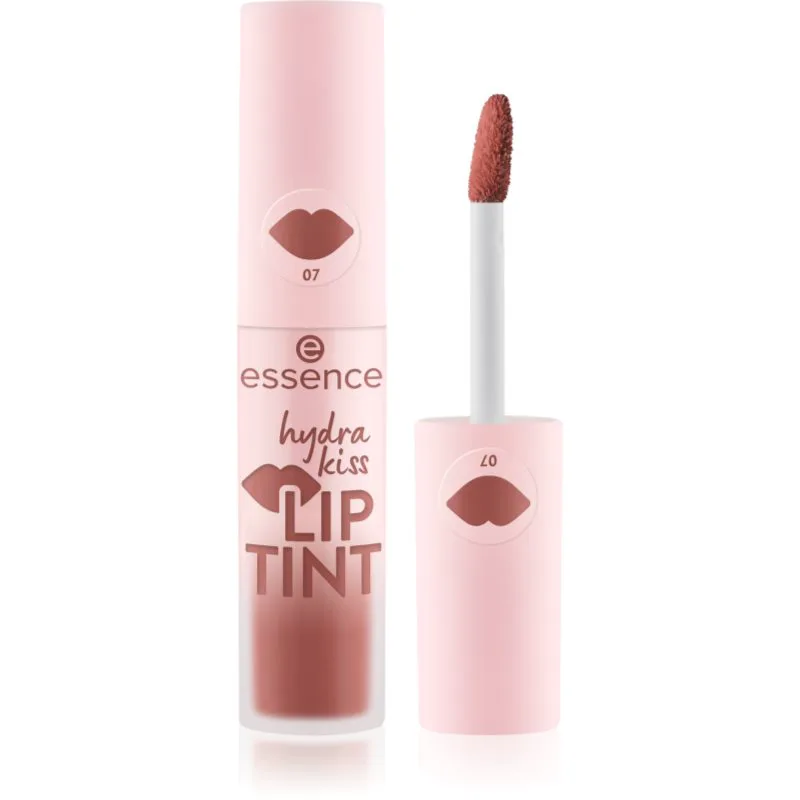 essence Hydra Kiss βαφή για τα χείλη απόχρωση 07 Hazelnut Haze 4 ml