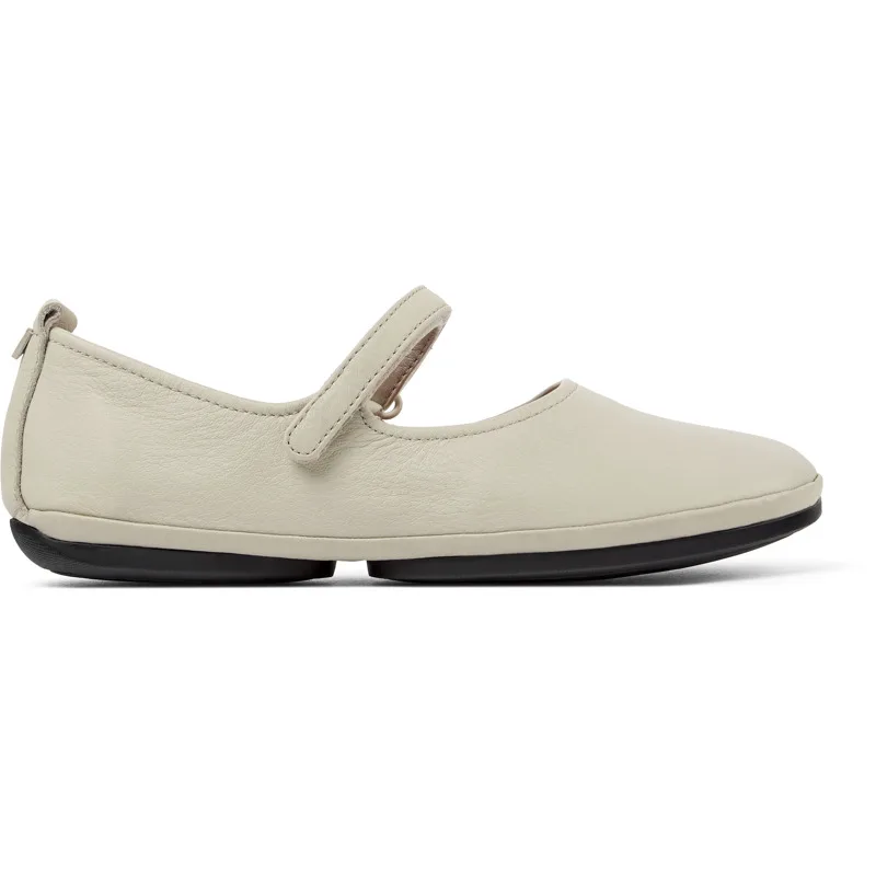 CAMPER Right Nina - Μπαλαρίνες Για Γυναικεία - Μπεζ, Μέγεθος 35, Smooth leather