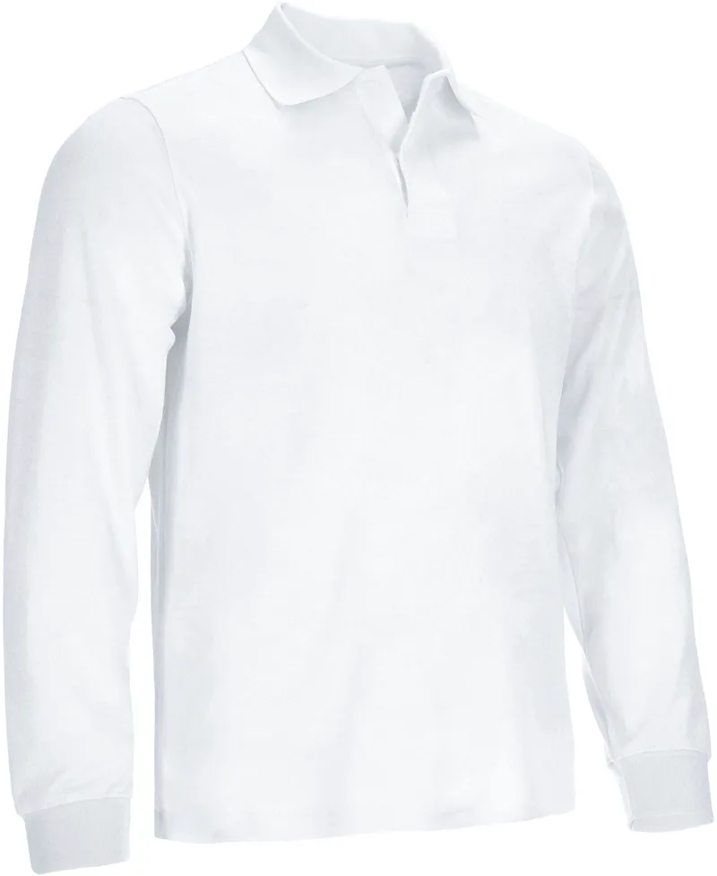 Μακρυμάνικο Polo Shirt VALIANT Valento POVAVALBL White