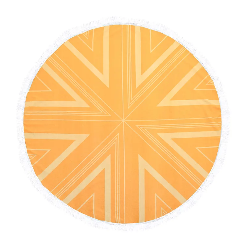 Στρογγυλή Πετσέτα Θαλάσσης Microfiber (Φ150) Estia Save The Aegean Sunscape Mirage 00-23287