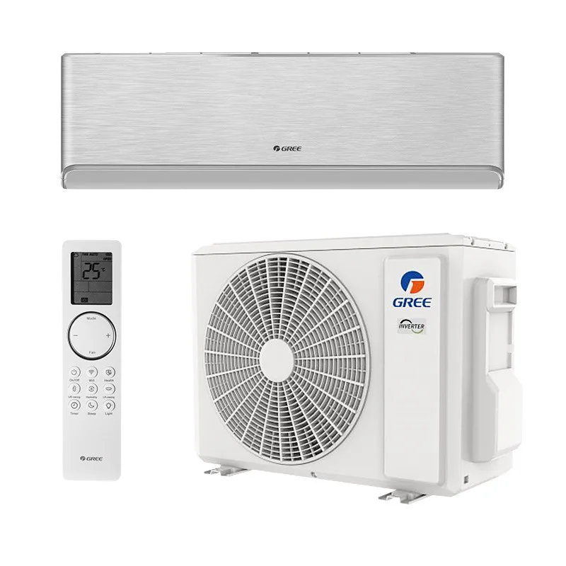 Gree Airy GWH18AVDXE-K6DNA1A, 18000 BTU, 35 m2, A+++, Wi-Fi, R-32, Ασημί