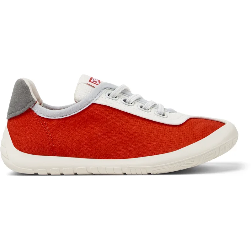 CAMPER Peu - Sneakers Για Κορίτσια - Κόκκινο,Λευκό,Πράσινο, Μέγεθος 27, Cotton fabric