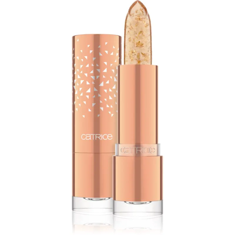 Catrice Glam In Χρυσό Lip Balm ενυδατικό βάλσαμο με χρώμα για τα χείλη με στρας απόχρωση 010 In A Χρυσό Rush 3.5 γρ