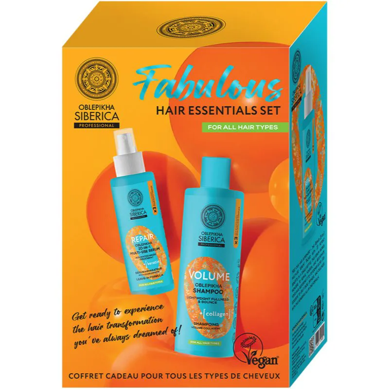 Natura Siberica Oblepikha Siberica Fabulous Hair Essentials Set σετ δώρου για τα μαλλιά