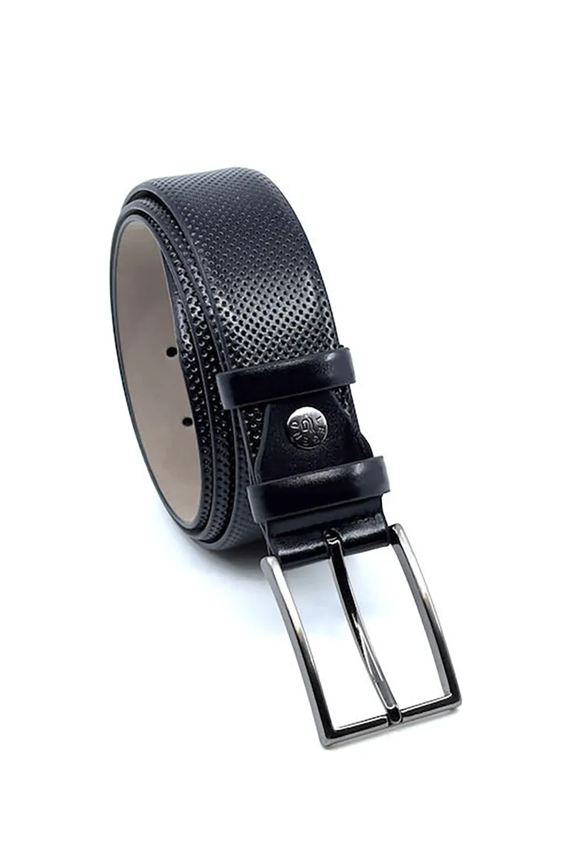 Legend Accessories Τεχνόδερμα Ζώνη - Μαύρο - 2033