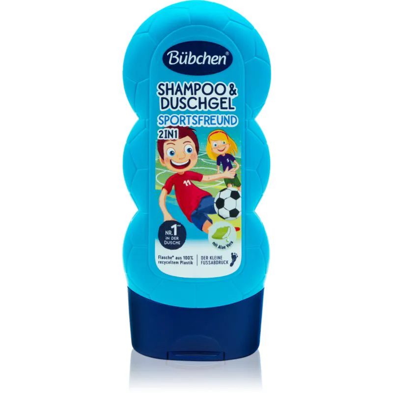 Bübchen Kids Sport´n Fun σαμπουάν και αφρόλουτρο 2 σε 1 230 ml