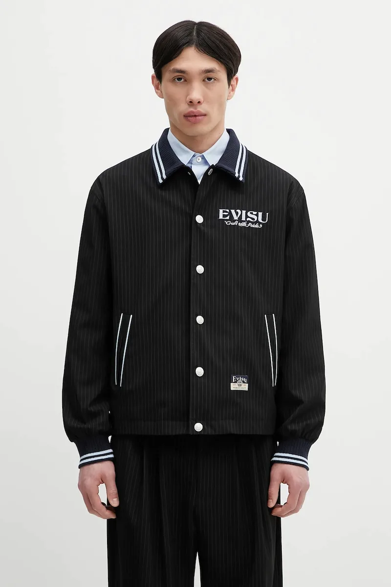 Μπουφάν Evisu Flat Knit Collar Coach