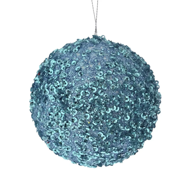 Χριστουγεννιάτικη Μπάλα Polyfoam Γαλάζια Glitter 8εκ. iliadis 83500 (Σετ 24 Τεμάχια) (Χρώμα: Γαλάζιο , Υλικό: Polyfoam) - Iliadis - il_83500