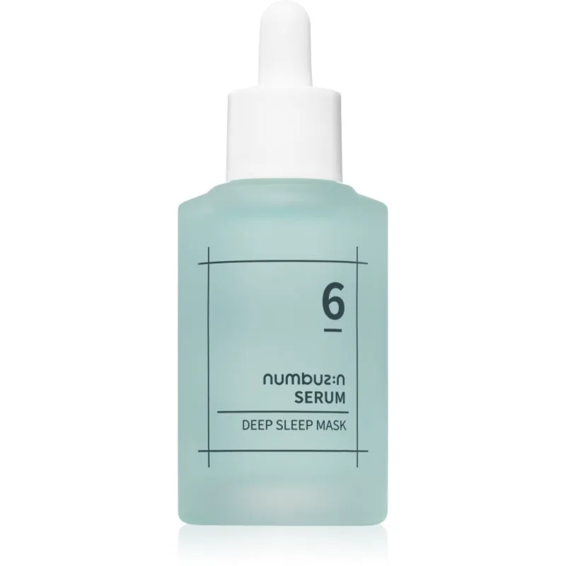 Numbuzin No. 6 Deep Sleep Mask Serum ορός νύχτας για έντονη ενυδάτωση επιδερμίδας 50 ml