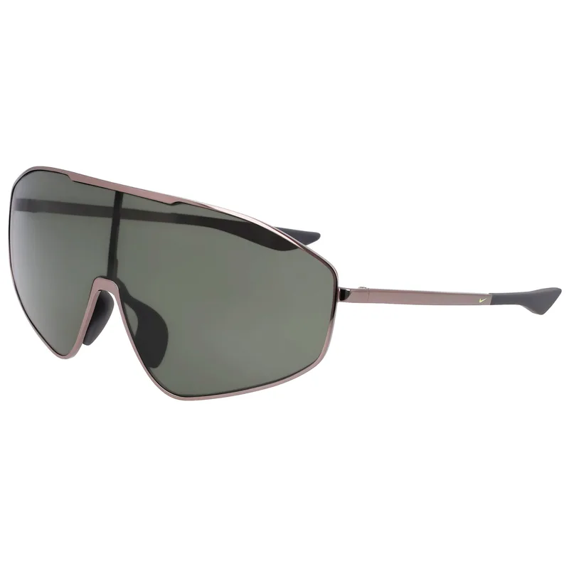 Nike Unisex Sunglasses ECHOSHILD2IF with Metal Frame, Grey Color, Lens/Bridge/Temple Dimensions 66/10/140 mm, Green Category 3 Lenses