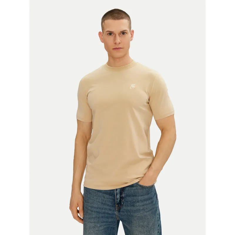 KARL LAGERFELD T-Shirt 755750 552221 Μπεζ Regular Fit