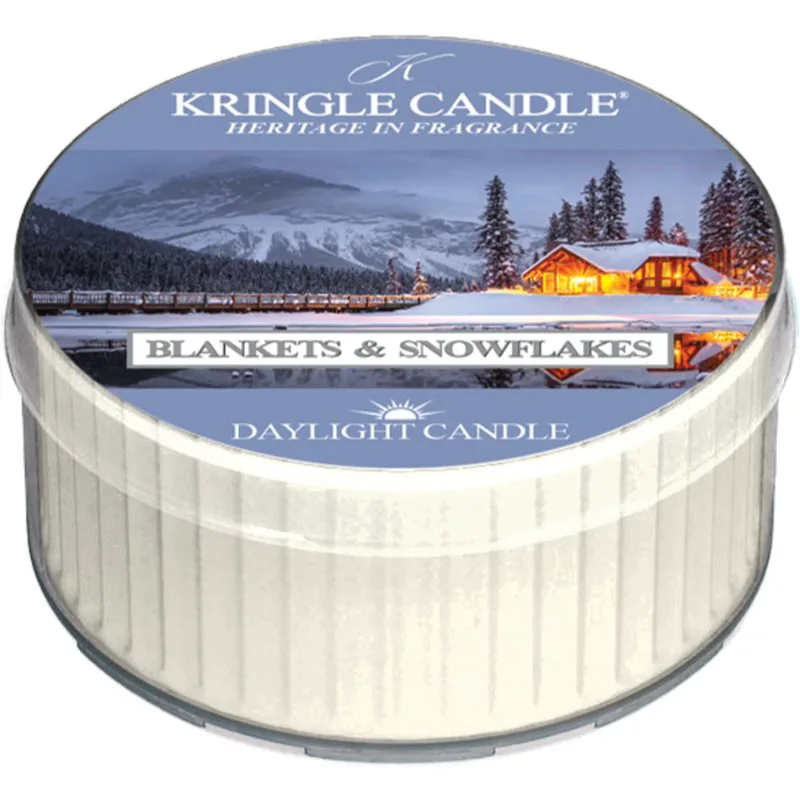 Kringle Candle Blankets & Snowflakes Daylight DTC αρωματικό κερί 42 γρ