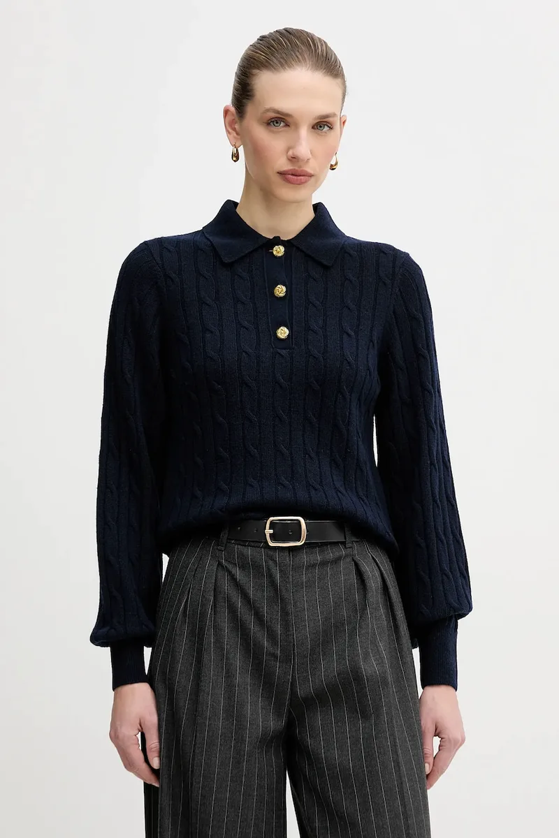 Πουλόβερ με προσθήκη μαλλιού Barbour Evie