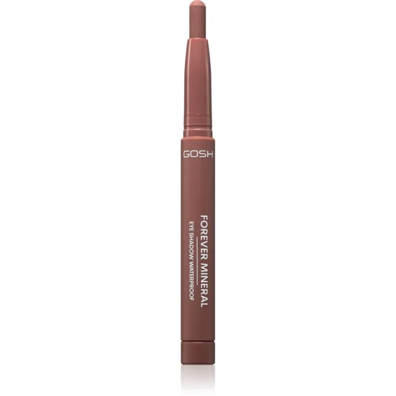 GOSH COPENHAGEN Forever Mineral Matte μακράς διαρκείας σκιές ματιών σε μολύβι απόχρωση 016 Matt Chocolate 1.4 γρ