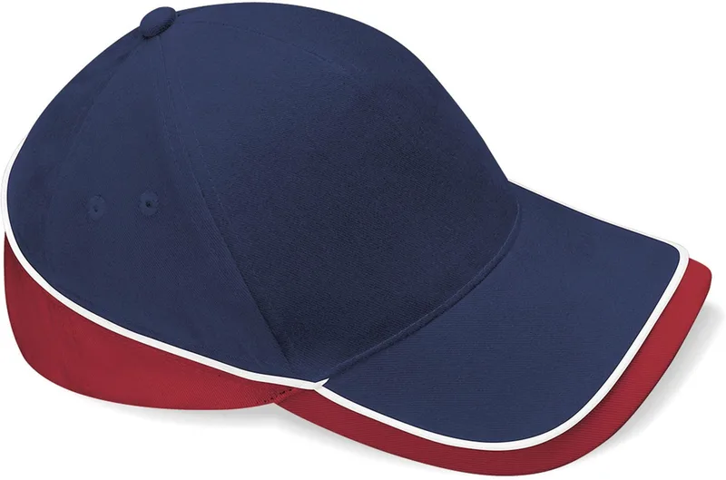 Καπέλο Teamwear Beechfield B171 French Navy/Classic Red/White