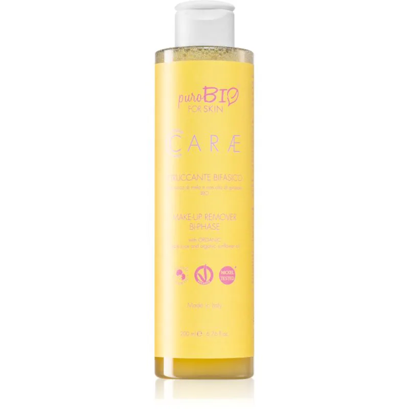 puroBIO Cosmetics Make-up Remover διφασικό ντεμακιγιάζ του μεικ απ 200 ml