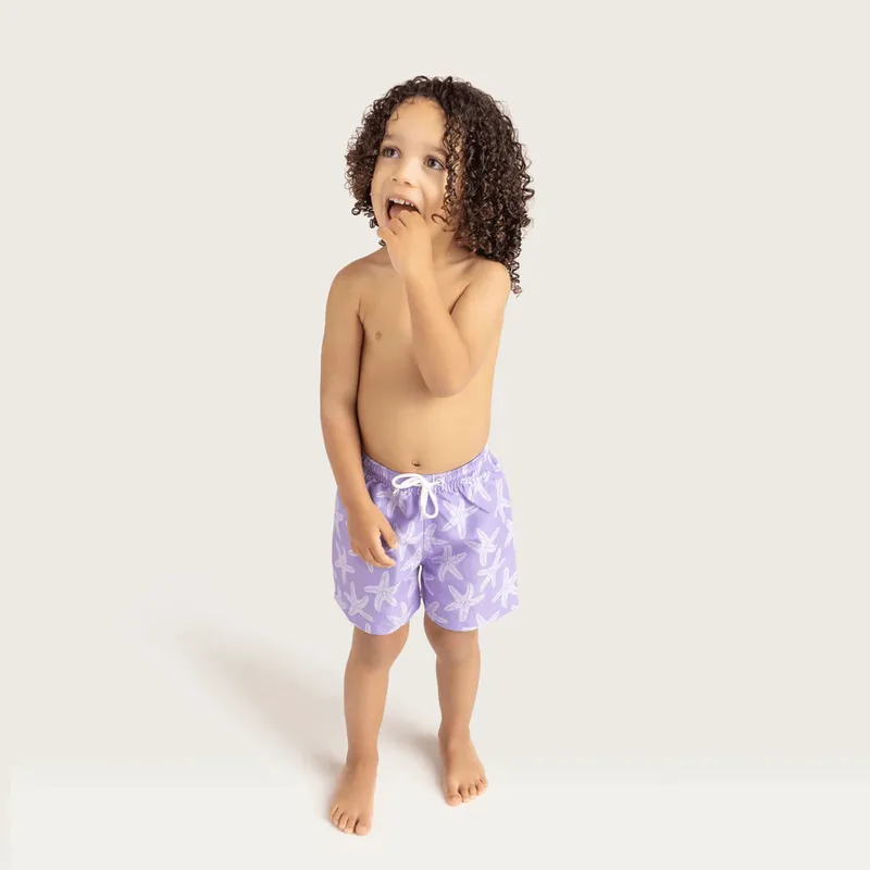 Παιδικό Μαγιό Με Αντηλιακή Προστασία Swim Essentials Μωβ Sea Stars 2-4 Ετών 2-4 Ετών