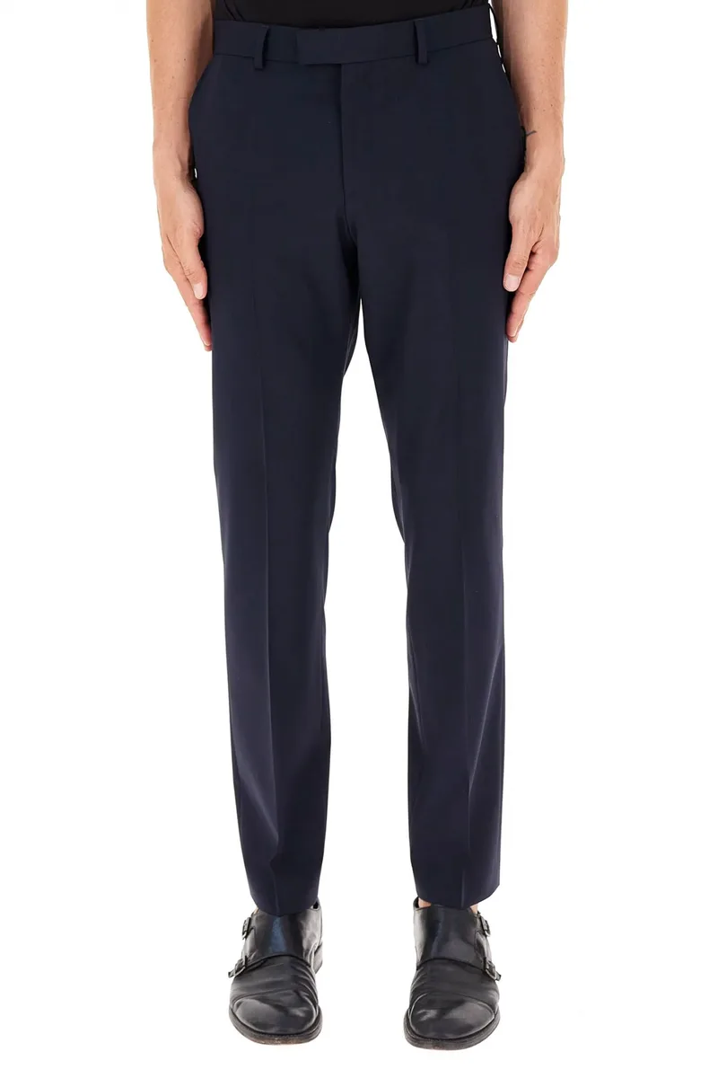 BOSS ΠΑΝΤΕΛΟΝΙ CHINO SLIM FIT H-GEORGE-243 ΜΠΛΕ
