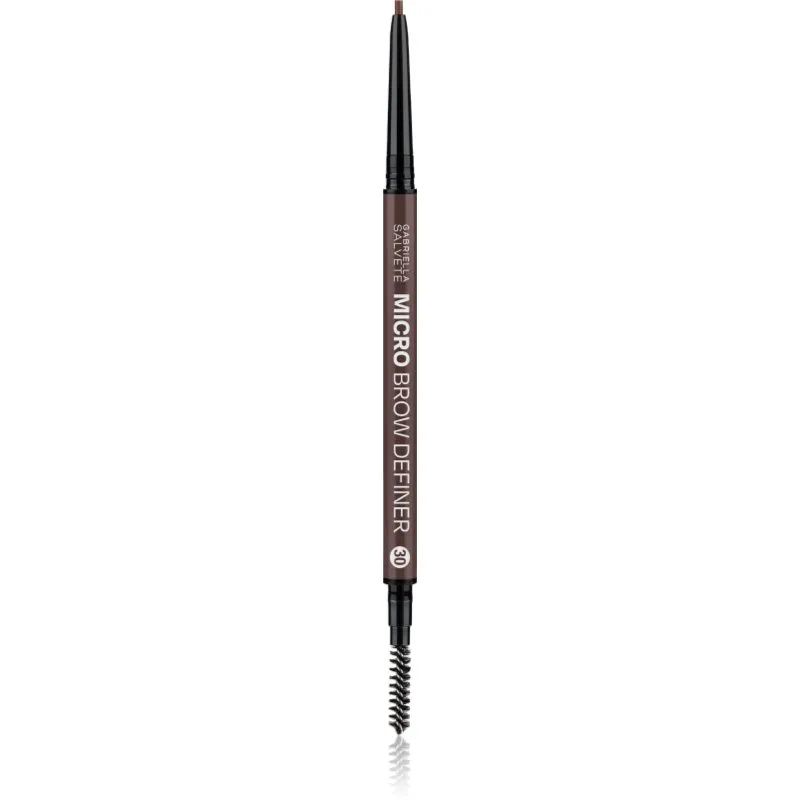 Gabriella Salvete Micro Brow Definer ακριβής μολύβι για τα φρύδια με βούρτσα απόχρωση 30 0.08 γρ