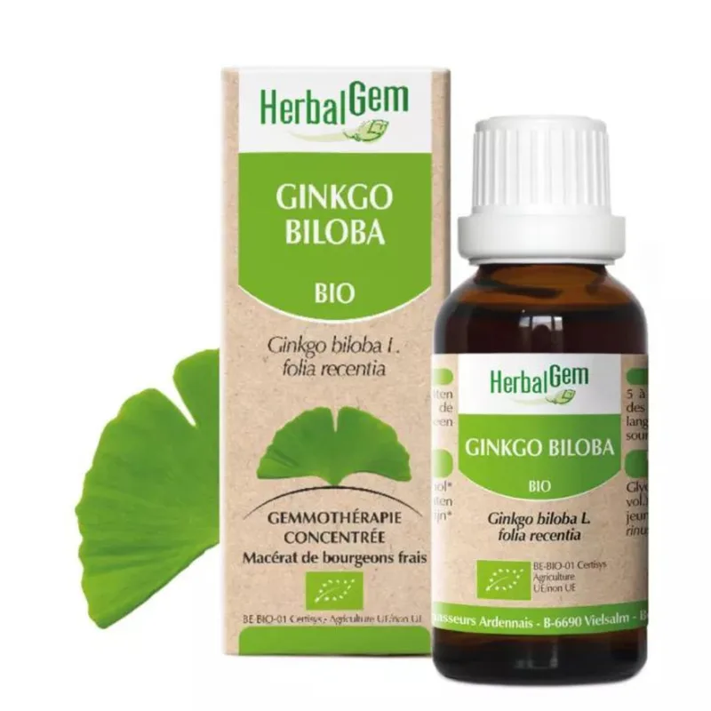 Herbalgem Ginkgo Biloba Organic 30ml