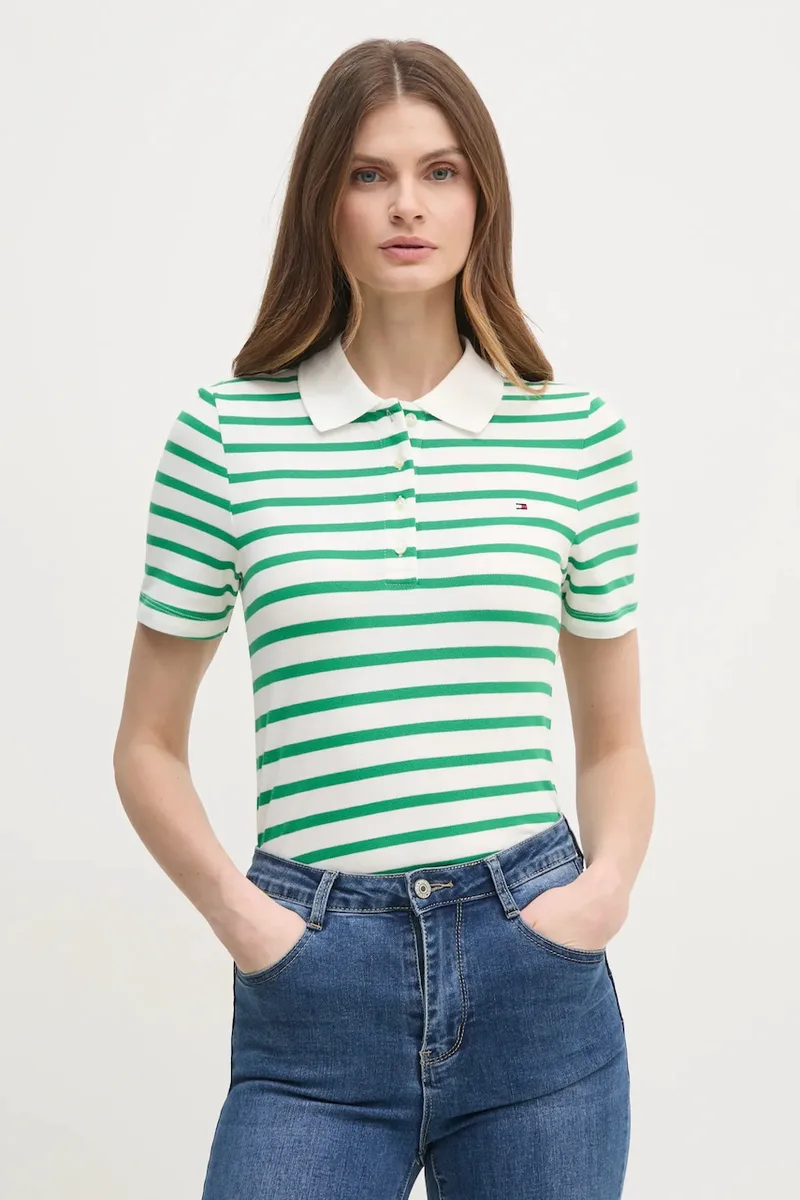 Tommy Hilfiger πόλο γυναικείο με βαμβάκι