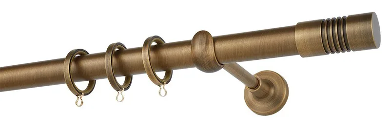 Κουρτινόβεργα Zogometal Easy Line E0435 Μπρονζέ