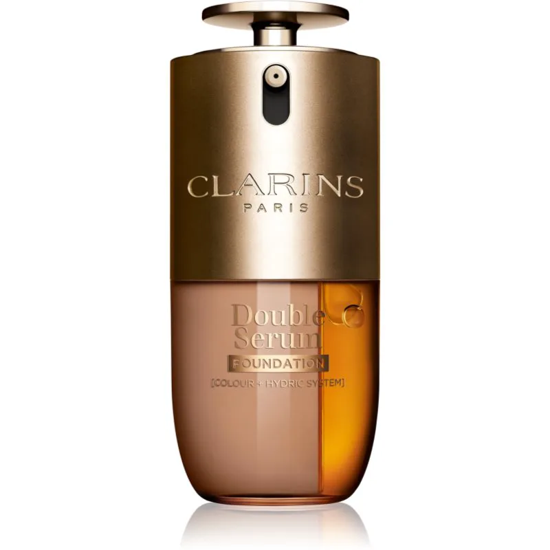 Clarins Double Serum Foundation Αντιγηραντική και λαμπρυντική βάση απόχρωση M3N 30 ml