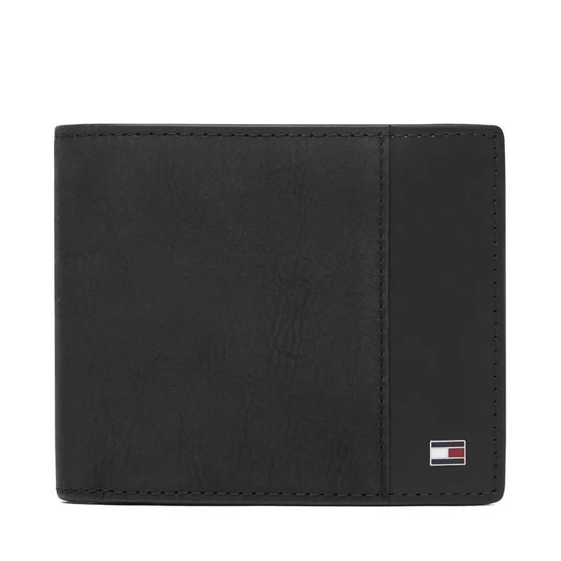 Πορτοφόλι Tommy Hilfiger Th Soho Cc Flap And Coin AM0AM14503 Μαύρο
