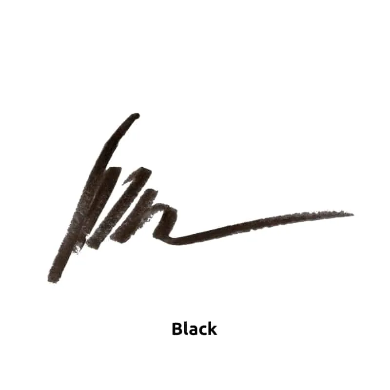 MUA Eyebrow Pencil With Blending Brush Black